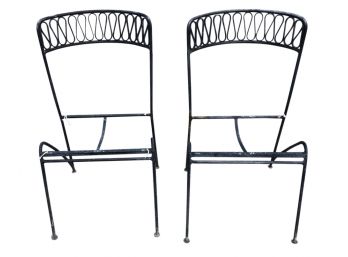 Maurizio Tempestini  For John Salterini  'Ribbon' Chairs - Wrought Iron - Circa 1970