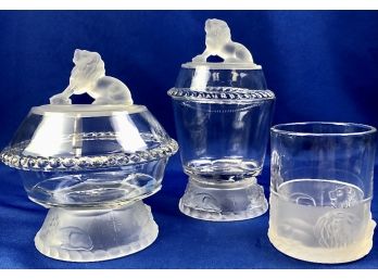 Set Of Early American Pressed Glass (EAPG) By Gillander & Sons