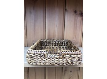 Wicker Woven Napkin Holder Caddy