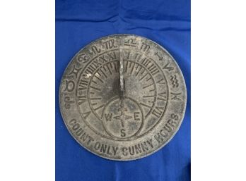 Vintage Vintage Metal Sundial