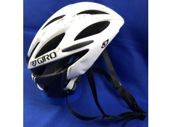 Helmet- Giro-white With Black Trim.