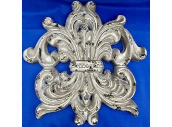 Fleur De Lis Wall Hanging - Metal Or Wrought Iron