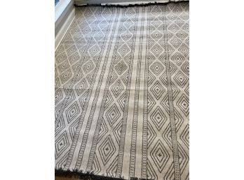 Simone Polypropylene Light Gray 8 X 10 Rug