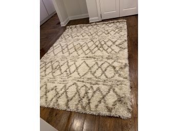 Contemporary Rug - 6'7' X 9' 6' - Made In Belgium - Signed 'Dynamic Rugs'