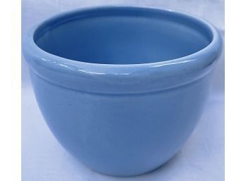 Blue Ceramic Serving Piece Or Floral Container