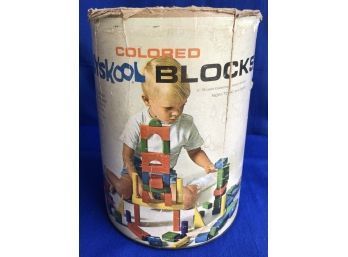 Vintage  Blocks & Original Cylinder By'Playskool'