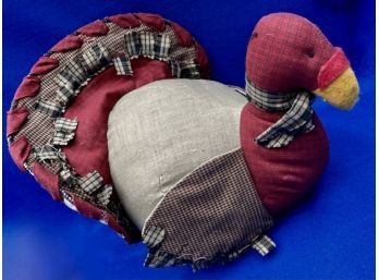 Fabric Folk Art Thanksgiving Turkey