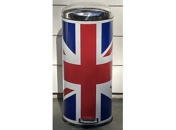 Quality Union Jack Foot Pedal Trash Can