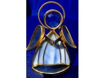 Handmade Stained Glass Angel Votive