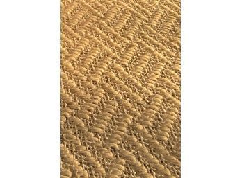 21 Ft X 12 12  Custom Sisal Rug With Notch Cutout