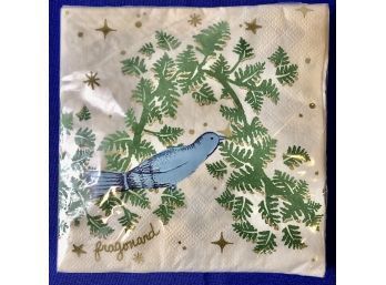 Fragonard Paper Napkins Depicting Dove & Laurel Branches- New Package Still In Wrapping