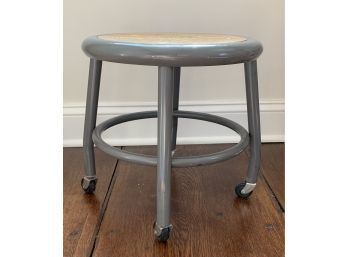 Vintage Rolling Footstool