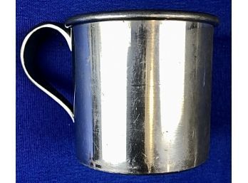 Woodbury Pewter Child's Cup - Signed On Base