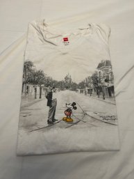 Vintage Walt Disney And Mickey Mouse Main Street Magic Kingdom T-shirt XL