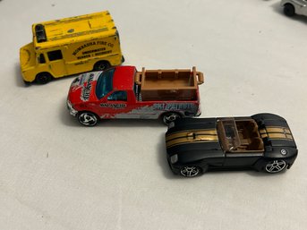 Hot Wheels Mombasha Fire Acadamy, Avalanche Ski Patrol, Ford Shelby Cobra