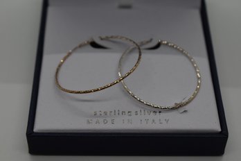 Lucia Mara Made In Italy Hoop Earrings #69