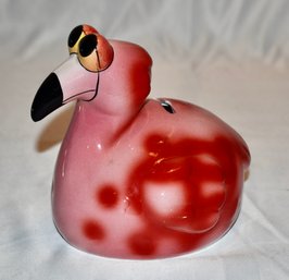 Pink Flamingo Ceramic Money Bank