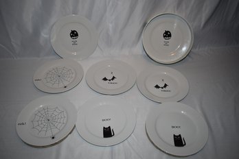 Wendoverlane Halloween Set Of 8 Dessert Plates (2 Boxes Of 4)