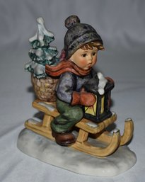 Ride Into Christmas Vintage 6' Hummel Goebel Figurine Lot#038