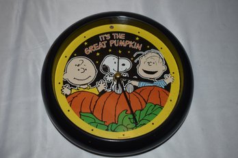 Mark Feldstein Peanuts It's The Great Pumpkin Halloween Sound Clock