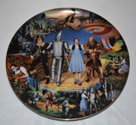 Bradford Exchange Follow The Yellow Brick Road Wizard Of Oz Plate A2787 With Certificate Of Authenticity