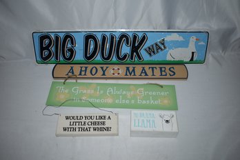 Vintage Signs/fun Sayings