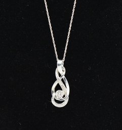 Sterling Infinity Necklace #94