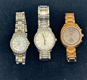 Michael Kors, Anne Klein, And Fossil Watch Lot #192