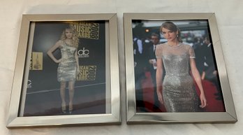 Taylor Swift Grammys 2014 And American Music Awards 2008 'original' Media Photos In Silver Frames