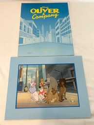 Disney Oliver & Company Exclusive Commemorative Lithograph 1996