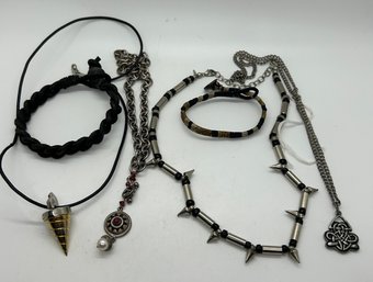 Miscellaneous Necklace And Bracelet Lot #701