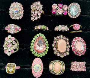 Assorted Pink Rings (16) #28