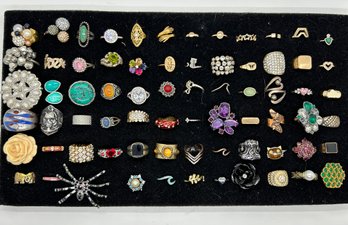 Large Assortment Of Rings #68