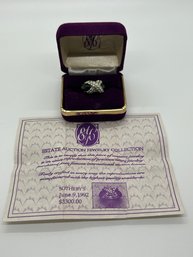Estate Auction Jewelry Collection Ring With Sotheby's Appraisal From 1992 #71