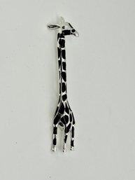 Carolee 4' Giraffe Pin Silver Tone #121