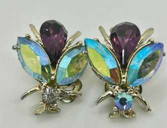 Dodds Insect Bee Clip On Earrings #142