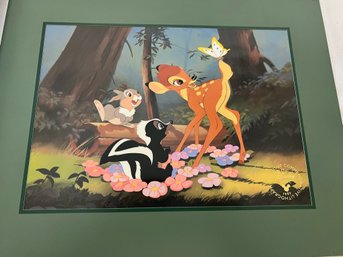 Walt Disney's Bambi Exclusive Commemorative Lithograph 1997