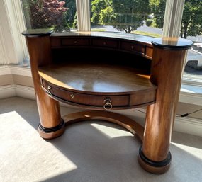 Century Furniture Mahogany Biedermeier Style Desk With Secret Compartments