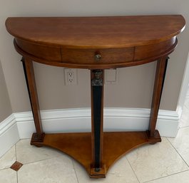 Antique Solid Wood Console Table With Drawer