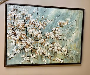 Blossom Melody By Liv Carson Van Gogh Style Framed Canvas