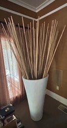 Large Planter With Tall Bamboo 2 Of 2