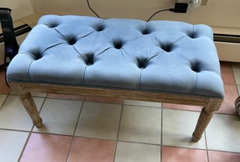 French Tufted Bedroom Bench