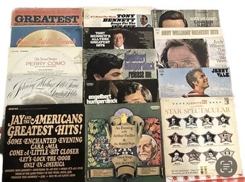 Vintage LP Records Lot 2/3 Tony Bennett, Andy Williams, Perry Como, Arthur Fiedler, Jerry Vale & More