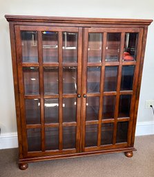 Bassett Mirror Company Bassett Hunt Country Glass Door Bookcase