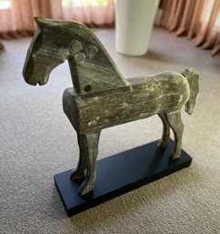 Antique Folk Art Handcarved Horse