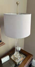 Crystal And Brass Table Lamp 2 Of 2