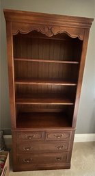 Ethan Allen Hutch Bookcase With Drawers