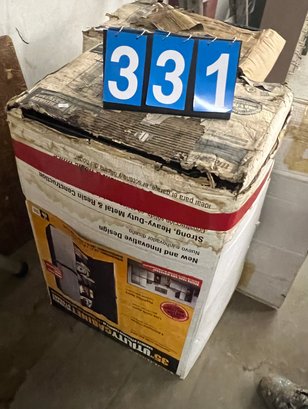 #2 Workforce 35' Utility Cabinet, 34' X 21' X 71', New In A Rough Box, Plastic So Contents Perfect