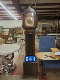 Mahogany Grandmother Clock - Westminster Chime