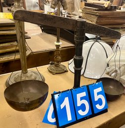 Larger Than Usual Table Size Metal Balance Scale